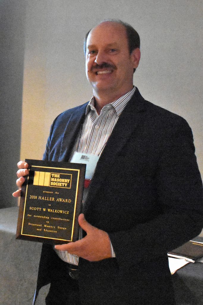 Scott Walkowicz, 2018 Haller Award Recipient